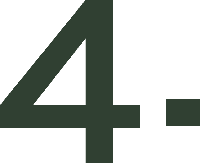 Das Bild zeigt eine große schwarze Zahl "4" auf einem weißen Hintergrund.